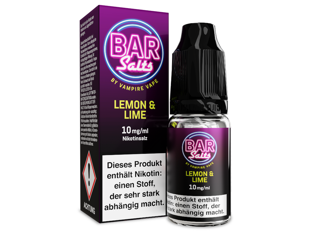 Vampire Vape - Bar Salts - Nikotinsalz Liquid - Lemon Lime Vampire Vape - Bar Salts - Nikotinsalz Liquid - Lemon Lime