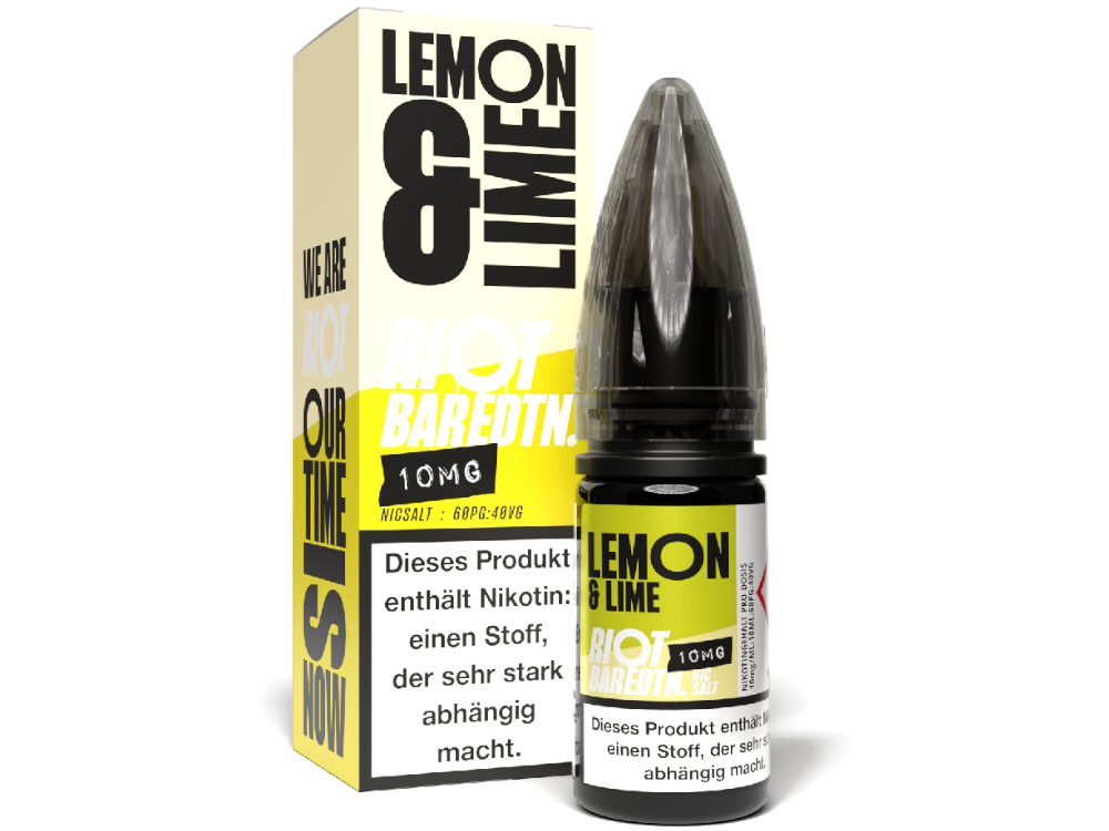 Riot Squad - BAR EDTN. - Nikotinsalz Liquid - Lemon & Lime Riot Squad - BAR EDTN. - Nikotinsalz Liquid - Lemon & Lime