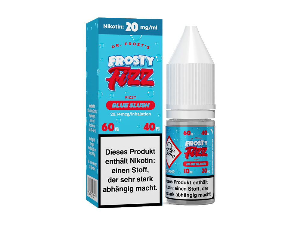 Dr. Frost - Frosty Fizz - Blue Slush - Nikotinsalz Liquid 20mg/ml - Blue Slush Dr. Frost - Frosty Fizz - Blue Slush - Nikotinsalz Liquid 20mg/ml - Blue Slush