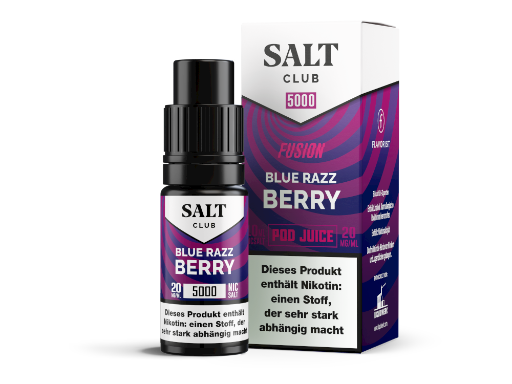 Salt Club - 5000 - Nikotinsalz Liquid 20 mg/ml - Blue Razz Berry Salt Club - 5000 - Nikotinsalz Liquid 20 mg/ml - Blue Razz Berry