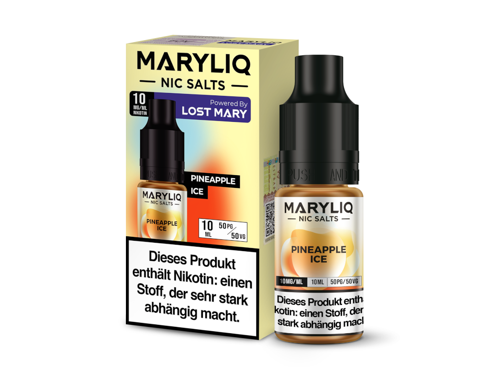 MARYLIQ - Nikotinsalz Liquid - Pineapple Ice MARYLIQ - Nikotinsalz Liquid - Pineapple Ice