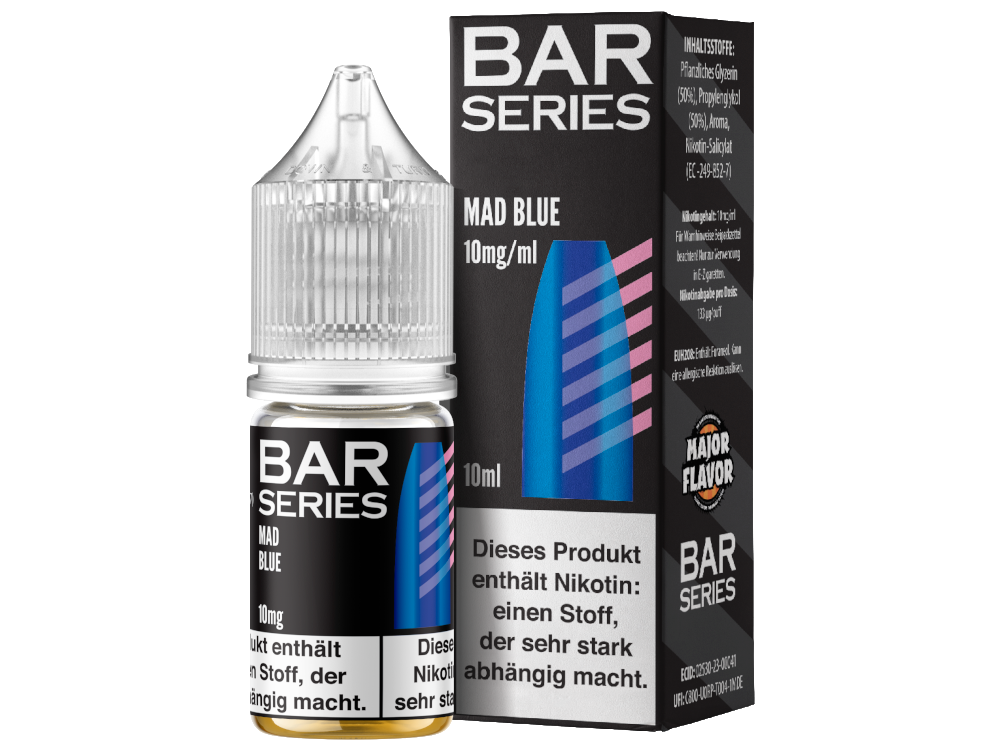 Bar Series - Nikotinsalz Liquid - Mad Blue Bar Series - Nikotinsalz Liquid - Mad Blue