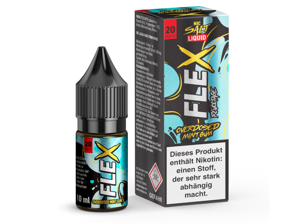 Revoltage - FLEX Nikotinsalz Liquid - Mint Gum Revoltage - FLEX Nikotinsalz Liquid - Mint Gum
