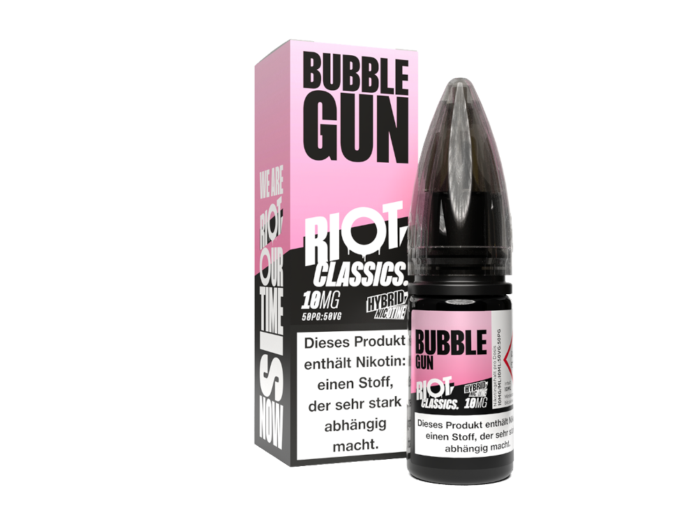Riot Squad - Classics - Hybrid Nikotinsalz Liquid - Bubblegun Riot Squad - Classics - Hybrid Nikotinsalz Liquid - Bubblegun