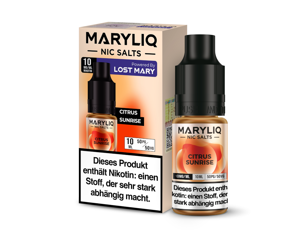 MARYLIQ - Nikotinsalz Liquid - Citrus Sunrise MARYLIQ - Nikotinsalz Liquid - Citrus Sunrise