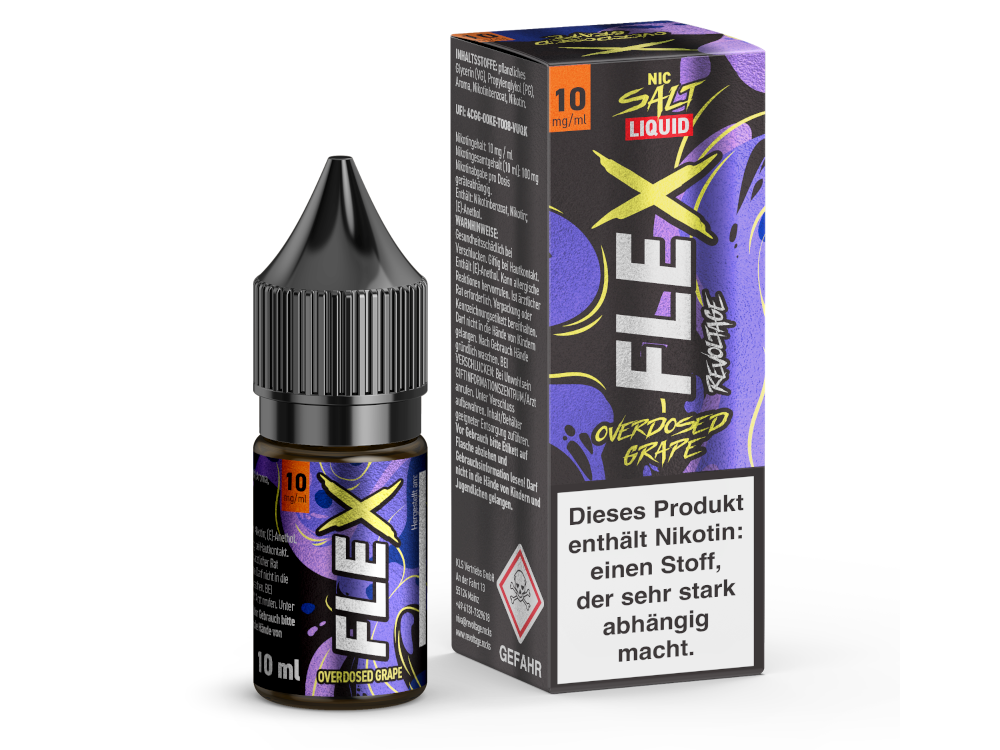 Revoltage - FLEX Nikotinsalz Liquid - Grape Revoltage - FLEX Nikotinsalz Liquid - Grape