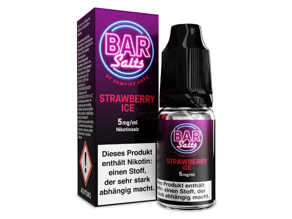 Vampire Vape - Bar Salts - Nikotinsalz Liquid - Strawberry Ice Vampire Vape - Bar Salts - Nikotinsalz Liquid - Strawberry Ice