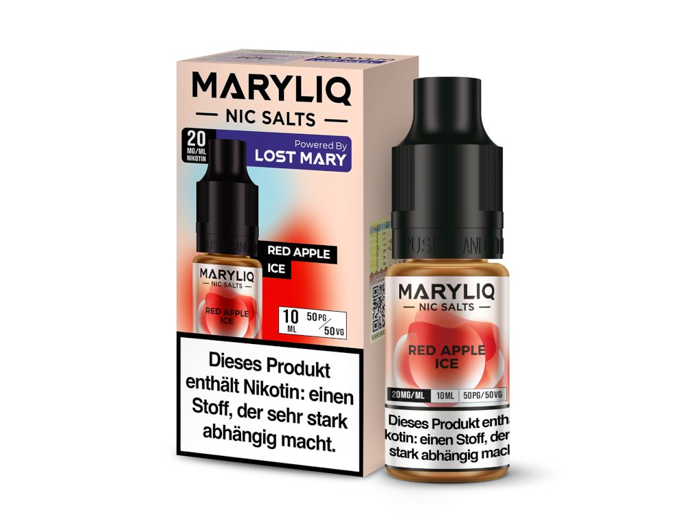 MARYLIQ - Nikotinsalz Liquid - Red Apple Ice MARYLIQ - Nikotinsalz Liquid - Red Apple Ice