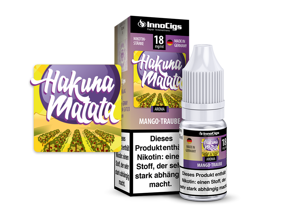 Hakuna Matata Traube Aroma - Liquid für E-Zigaretten Hakuna Matata Traube Aroma - Liquid für E-Zigaretten