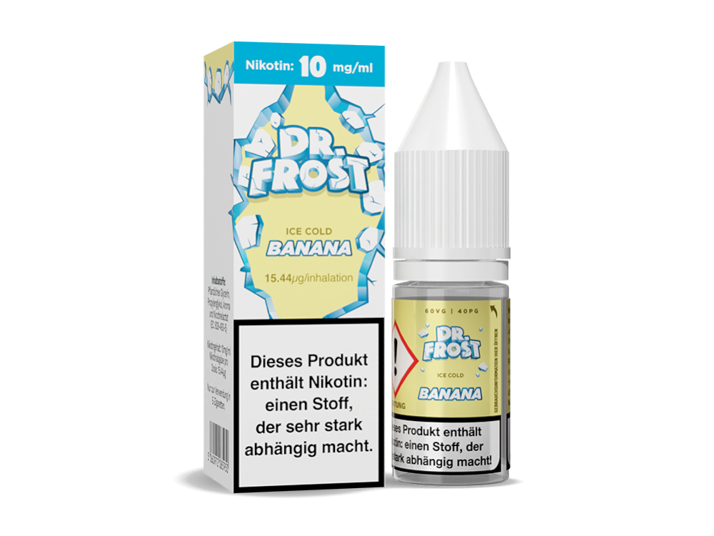 Dr. Frost - Ice Cold - Nikotinsalz Liquid - Banana Dr. Frost - Ice Cold - Nikotinsalz Liquid - Banana