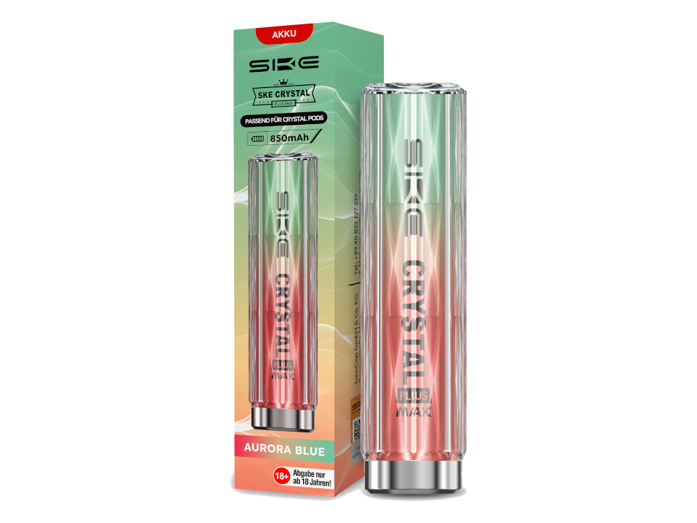 SKE - Crystal Plus MAX Akku 850 mAh SKE - Crystal Plus MAX Akku 850 mAh