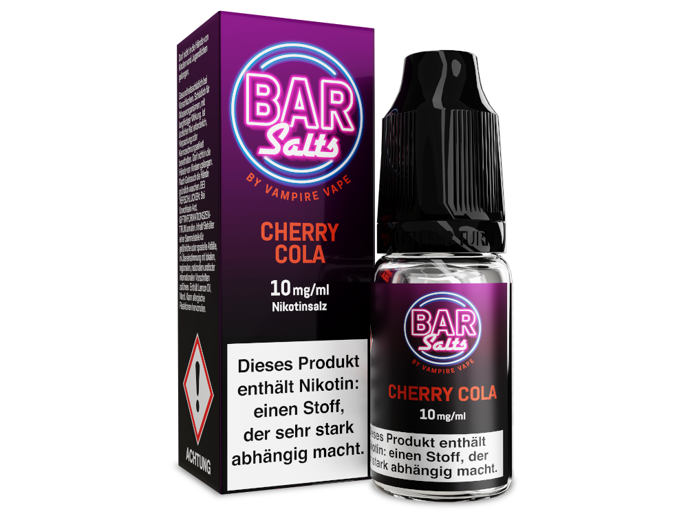 Vampire Vape - Bar Salts - Nikotinsalz Liquid - Cherry Cola Vampire Vape - Bar Salts - Nikotinsalz Liquid - Cherry Cola