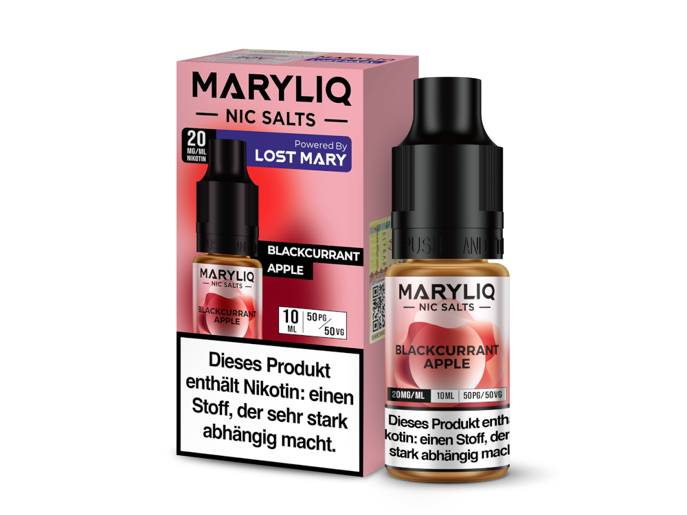 MARYLIQ - Nikotinsalz Liquid - Blackcurrant Apple MARYLIQ - Nikotinsalz Liquid - Blackcurrant Apple