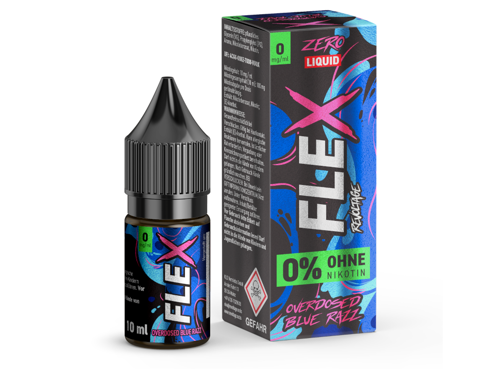Revoltage - FLEX Nikotinsalz Liquid - Blue Razz Revoltage - FLEX Nikotinsalz Liquid - Blue Razz