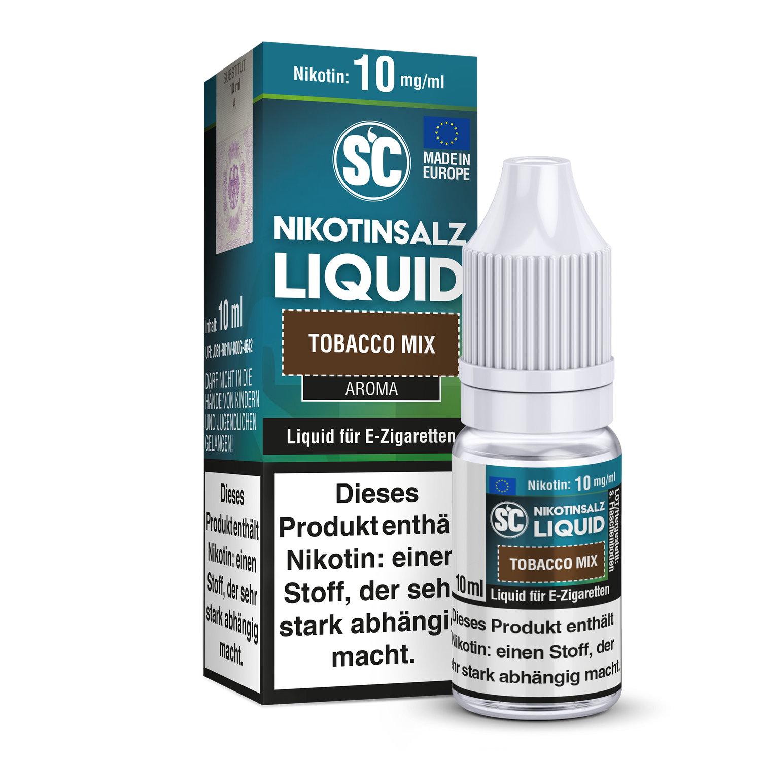 SC - Tobacco Mix - Nikotinsalz Liquid SC - Tobacco Mix - Nikotinsalz Liquid