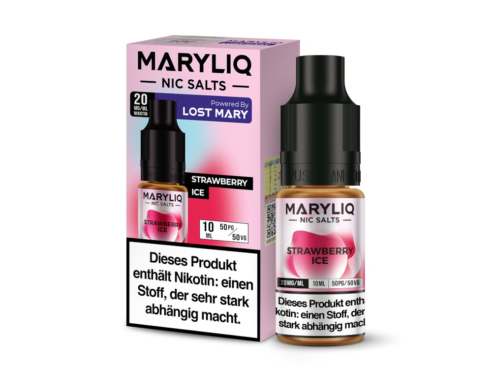 MARYLIQ - Nikotinsalz Liquid - Strawberry Ice MARYLIQ - Nikotinsalz Liquid - Strawberry Ice