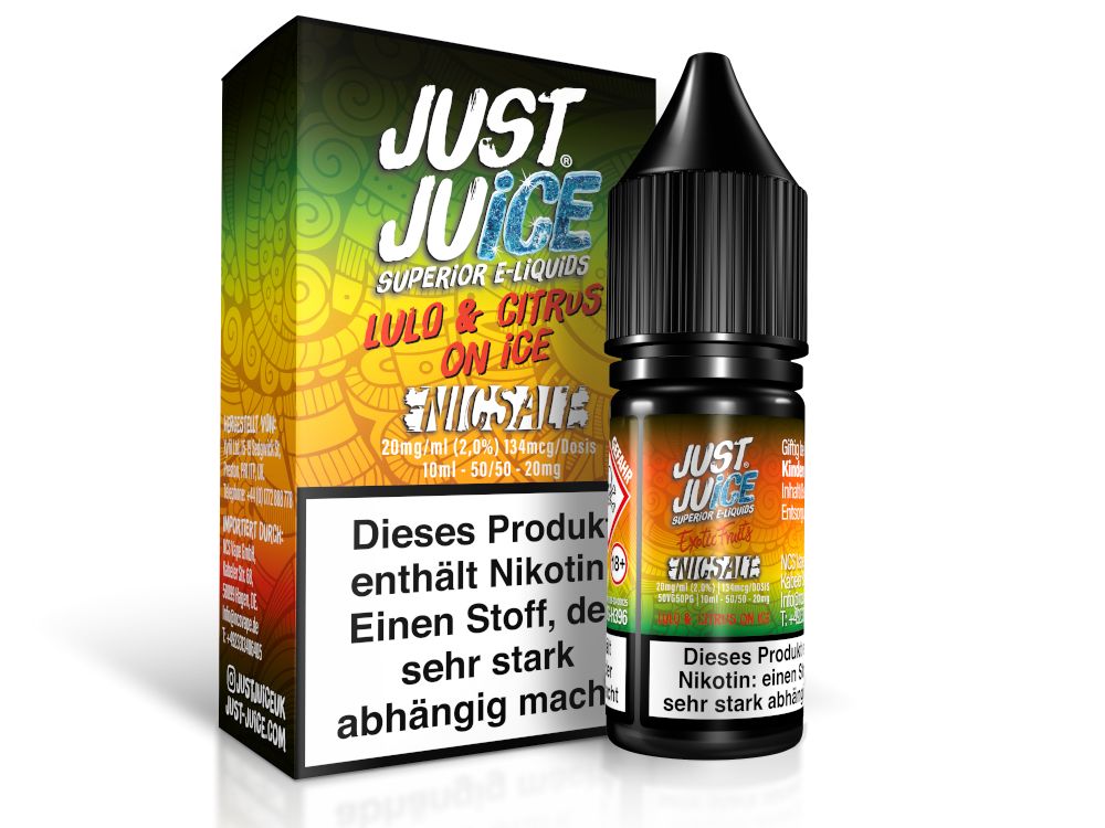 Just Juice - Lulo & Citrus on Ice - Nikotinsalz Liquid Just Juice - Lulo & Citrus on Ice - Nikotinsalz Liquid