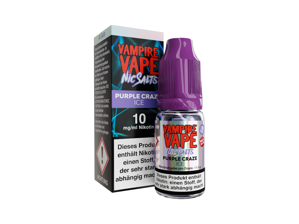 Vampire Vape - Purple Craze Ice - Nikotinsalz Liquid Vampire Vape - Purple Craze Ice - Nikotinsalz Liquid