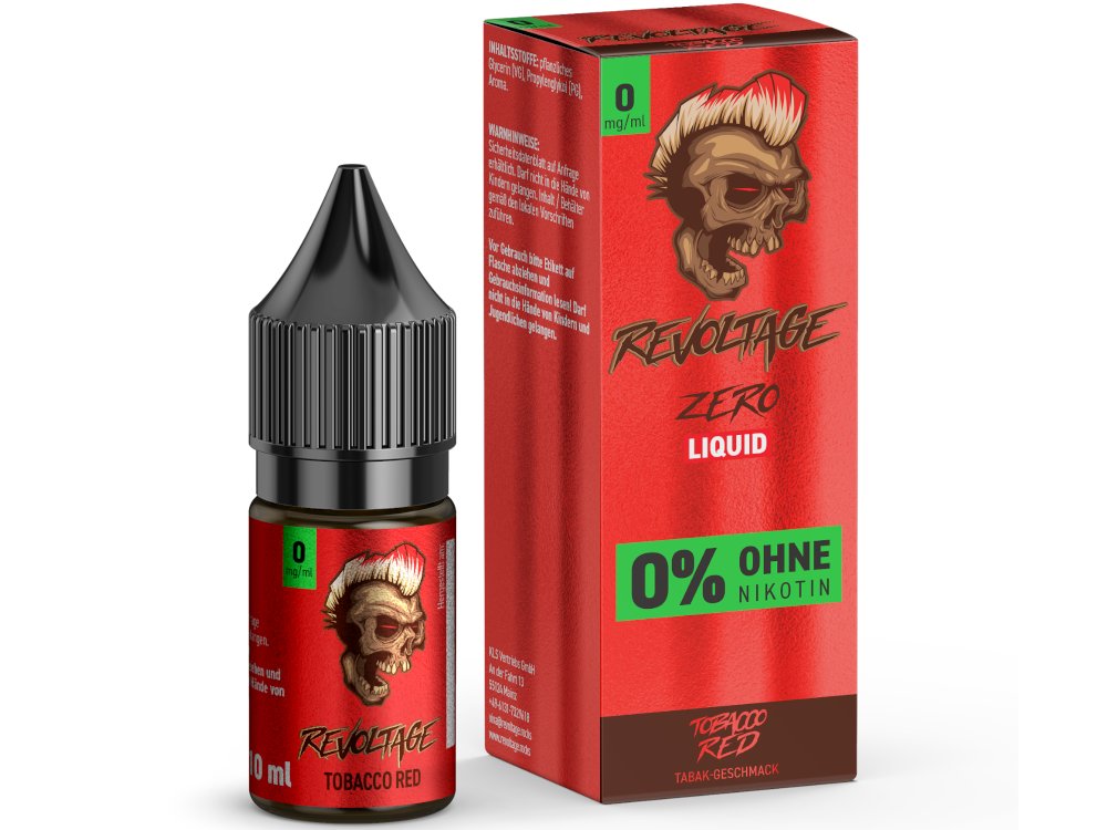 Revoltage - Hybrid Nikotinsalz Liquid - Tobacco Red Revoltage - Hybrid Nikotinsalz Liquid - Tobacco Red