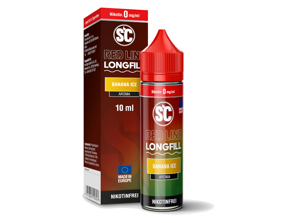 SC - Red Line Longfills 10 ml - Banana Ice SC - Red Line Longfills 10 ml - Banana Ice
