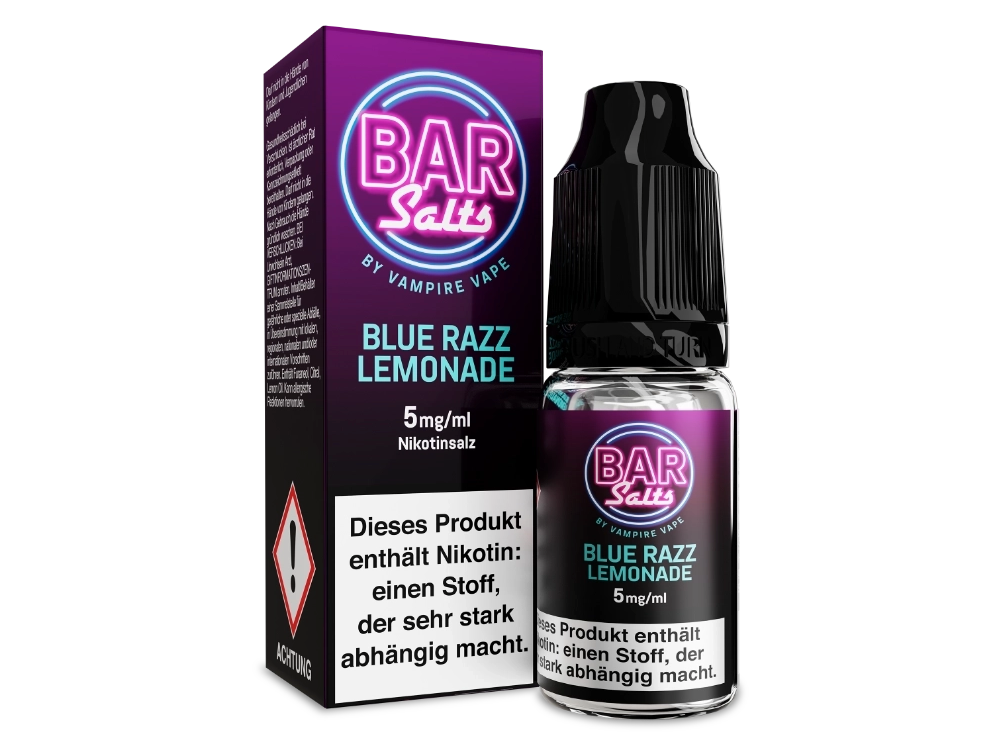 Vampire Vape - Bar Salts - Nikotinsalz Liquid - Blue Razz Lemonade Vampire Vape - Bar Salts - Nikotinsalz Liquid - Blue Razz Lemonade