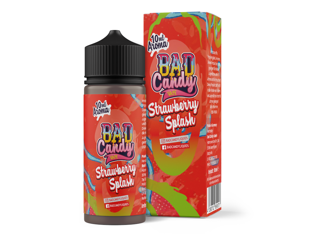 Bad Candy Liquids - Aroma Strawberry Splash 10ml Bad Candy Liquids - Aroma Strawberry Splash 10ml