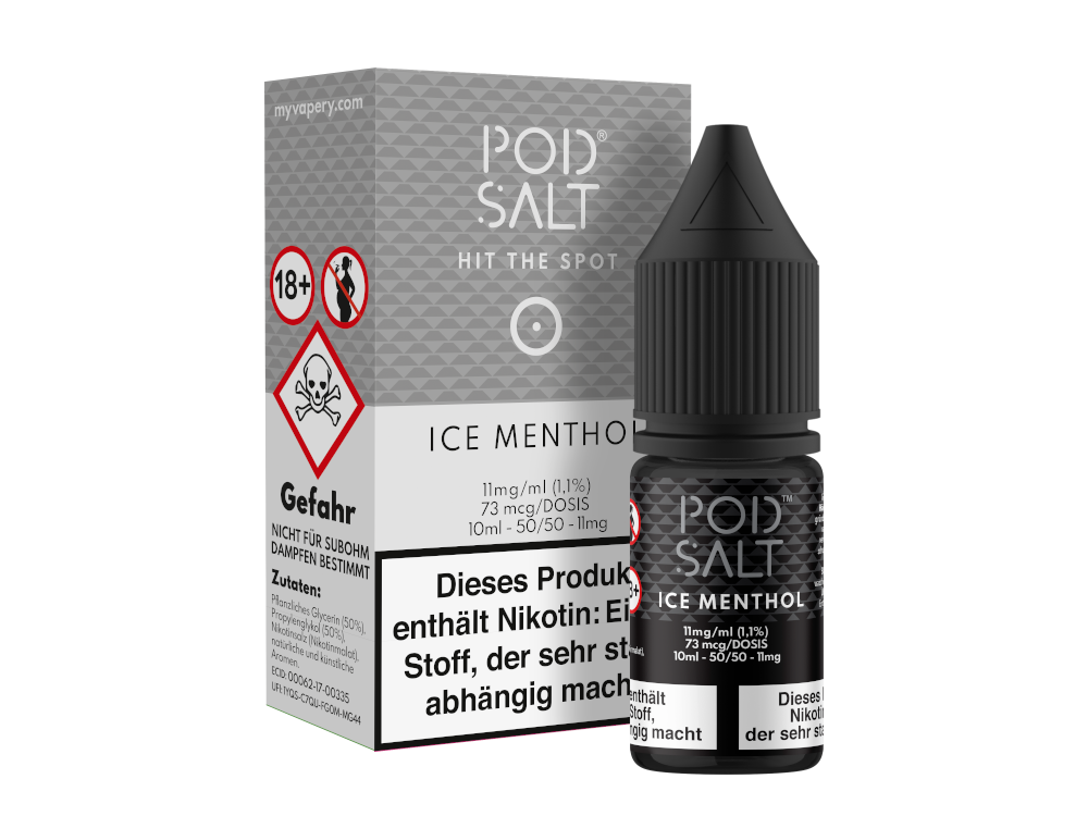 Pod Salt - Ice Menthol - Nikotinsalz Liquid Pod Salt - Ice Menthol - Nikotinsalz Liquid
