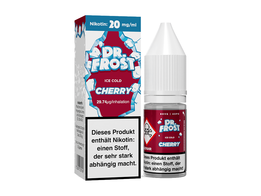 Dr. Frost - Ice Cold - Nikotinsalz Liquid - Cherry Dr. Frost - Ice Cold - Nikotinsalz Liquid - Cherry