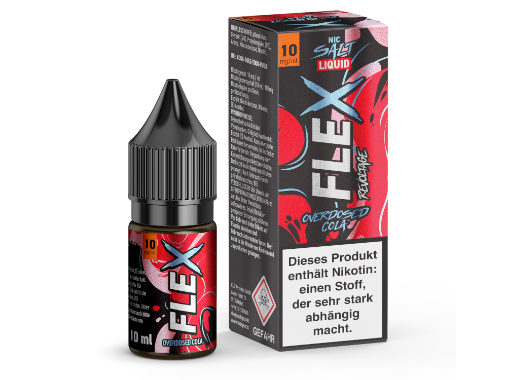 Revoltage - FLEX Nikotinsalz Liquid - Cola Revoltage - FLEX Nikotinsalz Liquid - Cola