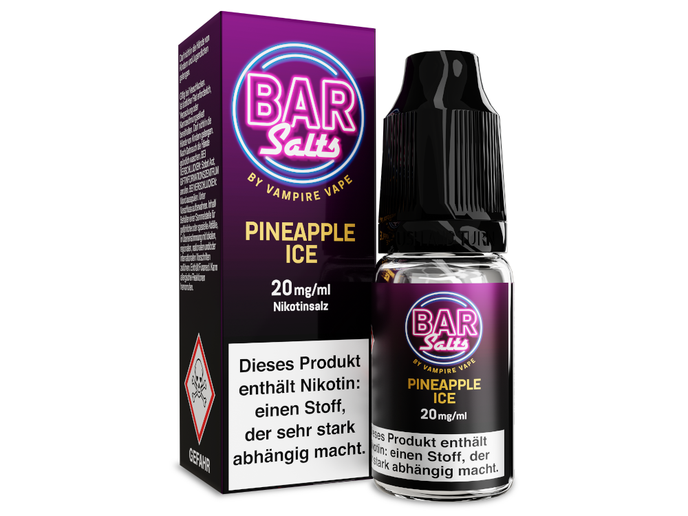 Vampire Vape - Bar Salts - Nikotinsalz Liquid - Pineapple Ice Vampire Vape - Bar Salts - Nikotinsalz Liquid - Pineapple Ice