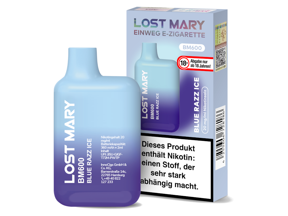 Lost Mary - BM600 Einweg E-Zigarette - 20mg/ml - Triple Mango Lost Mary - BM600 Einweg E-Zigarette - 20mg/ml - Triple Mango