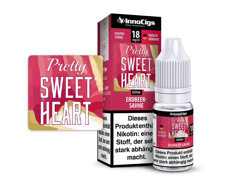 Pretty Sweetheart Sahne-Erdbeer Aroma - Liquid für E-Zigaretten Pretty Sweetheart Sahne-Erdbeer Aroma - Liquid für E-Zigaretten