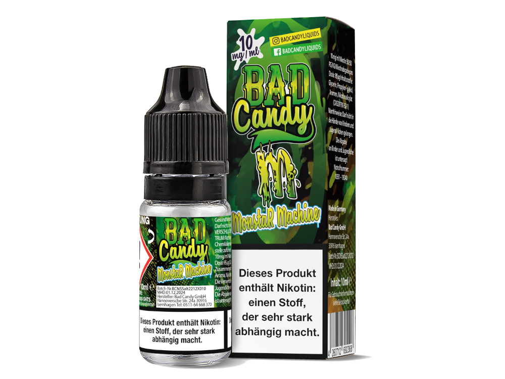 Bad Candy Liquids - Monstar Machine - Nikotinsalz Liquid Bad Candy Liquids - Monstar Machine - Nikotinsalz Liquid