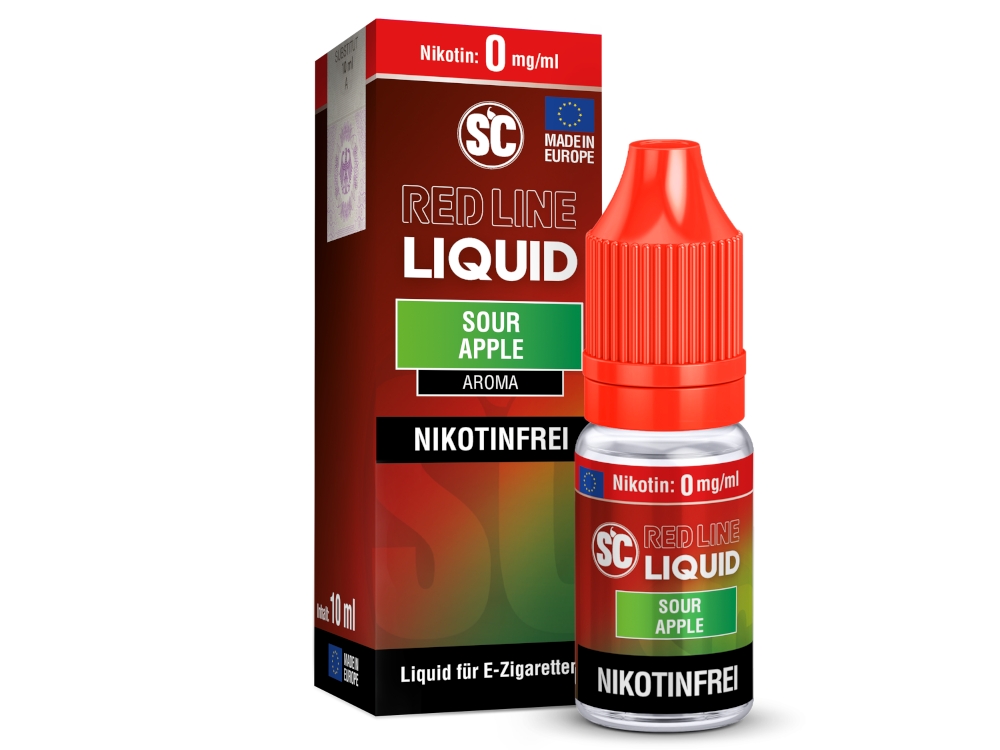 SC - Red Line - Sour Apple - Nikotinsalz Liquid SC - Red Line - Sour Apple - Nikotinsalz Liquid