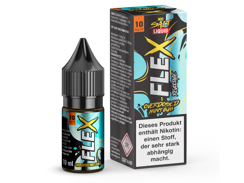 Revoltage - FLEX Nikotinsalz Liquid - Mint Gum Revoltage - FLEX Nikotinsalz Liquid - Mint Gum