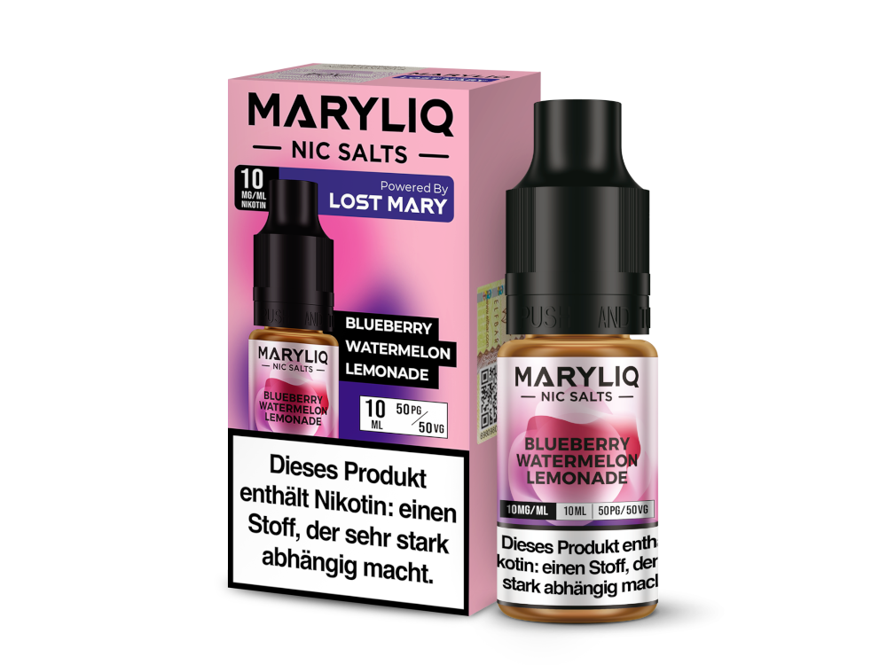 MARYLIQ - Nikotinsalz Liquid - Blueberry Watermelon Lemonade MARYLIQ - Nikotinsalz Liquid - Blueberry Watermelon Lemonade