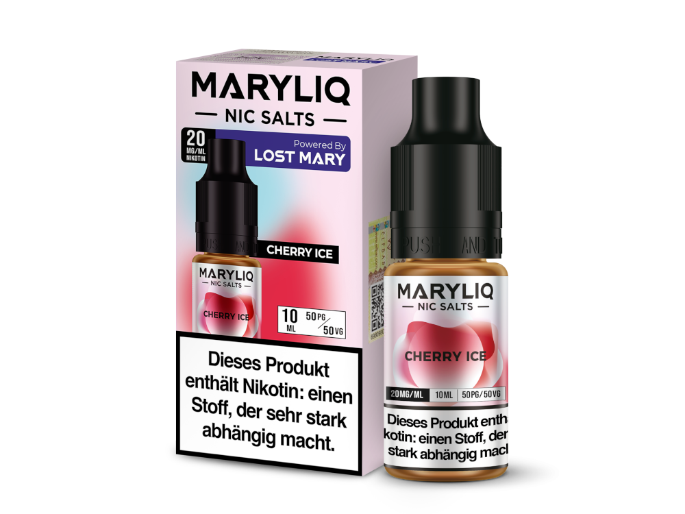 MARYLIQ - Nikotinsalz Liquid - Cherry Ice MARYLIQ - Nikotinsalz Liquid - Cherry Ice