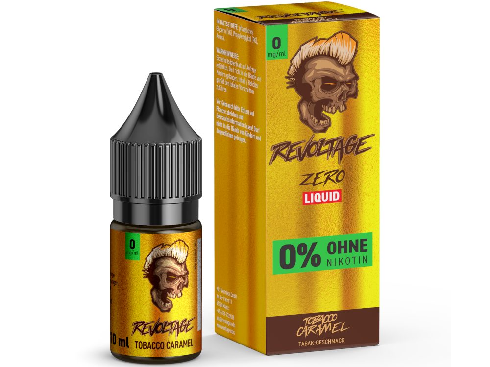 Revoltage - Hybrid Nikotinsalz Liquid - Tobacco Caramel Revoltage - Hybrid Nikotinsalz Liquid - Tobacco Caramel