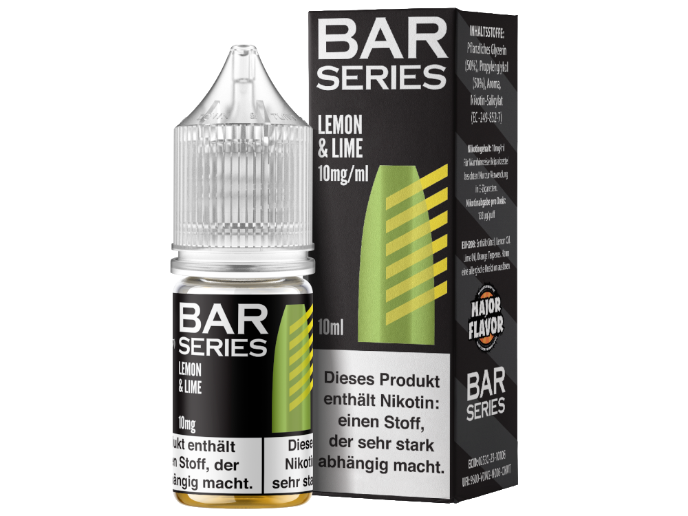 Bar Series - Nikotinsalz Liquid - Lemon & Lime Bar Series - Nikotinsalz Liquid - Lemon & Lime