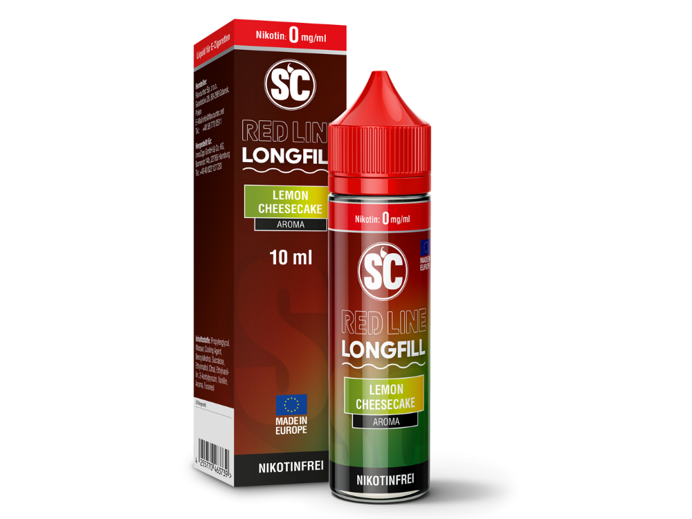 SC - Red Line Longfills 10 ml - Lemon Cheesecake SC - Red Line Longfills 10 ml - Lemon Cheesecake