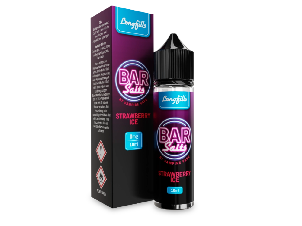 Vampire Vape - Bar Salts - Longfills 10 ml - Strawberry Ice Vampire Vape - Bar Salts - Longfills 10 ml - Strawberry Ice