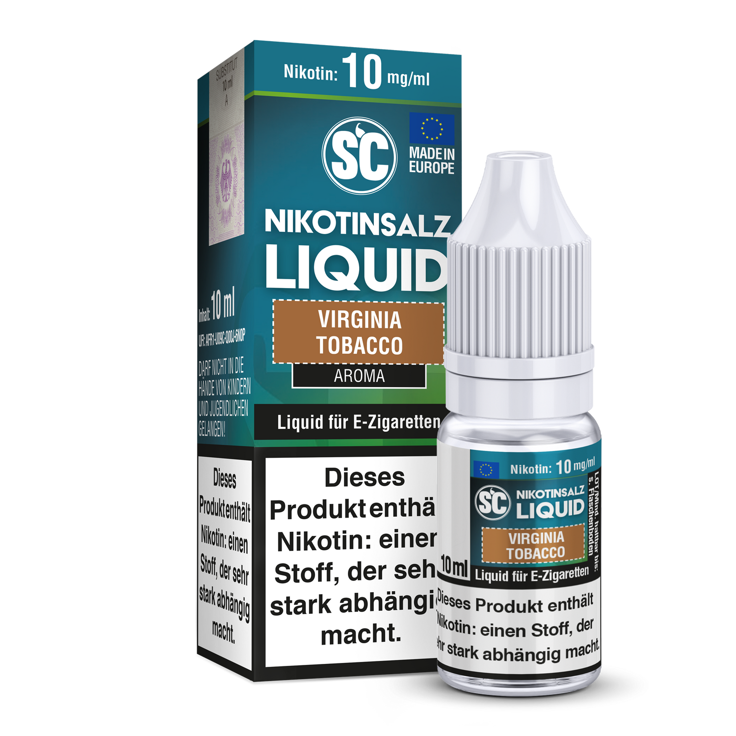SC - Virginia Tobacco - Nikotinsalz Liquid 20 mg/ml SC - Virginia Tobacco - Nikotinsalz Liquid 20 mg/ml