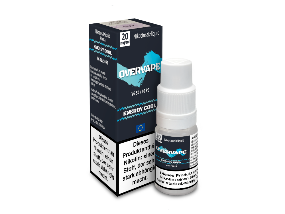Overvape - Nikotinsalz Liquid - Energy Cool Overvape - Nikotinsalz Liquid - Energy Cool