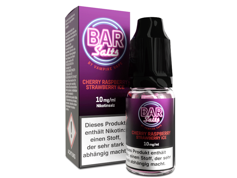 Vampire Vape - Bar Salts - Nikotinsalz Liquid - Cherry Raspberry Strawberry Ice Vampire Vape - Bar Salts - Nikotinsalz Liquid - Cherry Raspberry Strawberry Ice