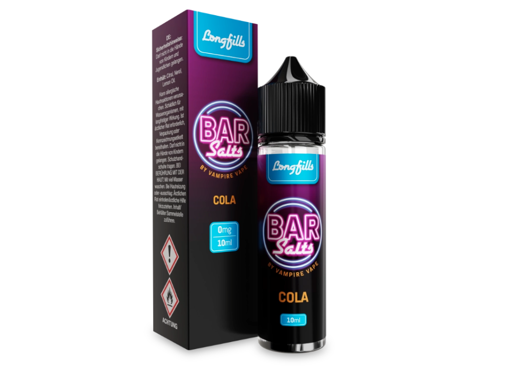 Vampire Vape - Bar Salts - Longfills 10 ml - Cola Vampire Vape - Bar Salts - Longfills 10 ml - Cola