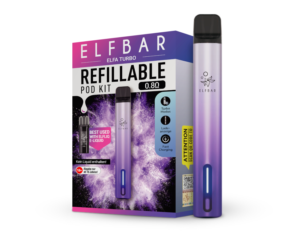 Elfbar - Elfa Turbo E-Zigaretten Set Elfbar - Elfa Turbo E-Zigaretten Set