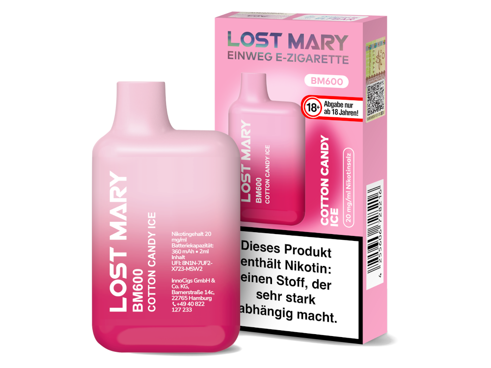 Lost Mary - BM600 Einweg E-Zigarette - 20mg/ml - Triple Mango Lost Mary - BM600 Einweg E-Zigarette - 20mg/ml - Triple Mango