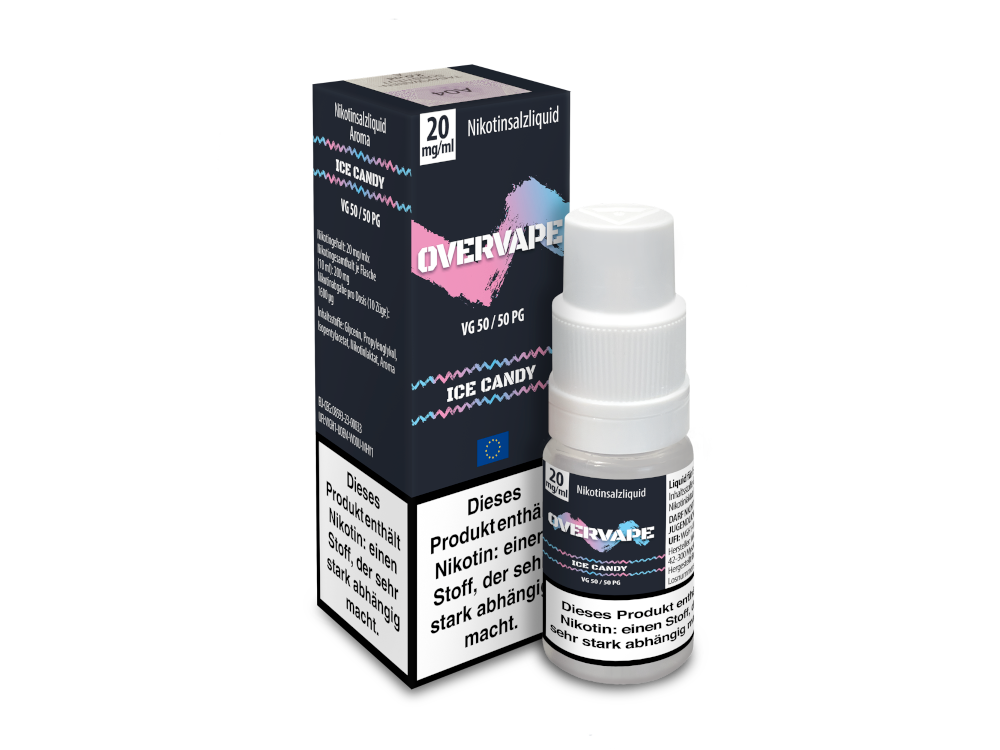 Overvape - Nikotinsalz Liquid - Ice Candy Overvape - Nikotinsalz Liquid - Ice Candy
