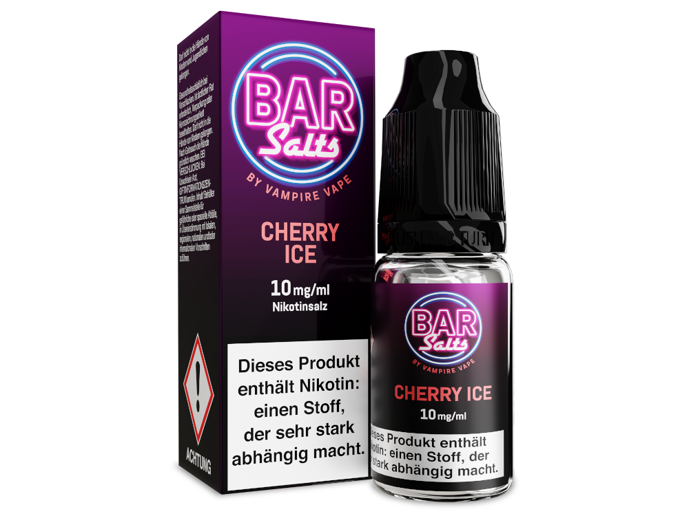 Vampire Vape - Bar Salts - Nikotinsalz Liquid - Cherry Ice Vampire Vape - Bar Salts - Nikotinsalz Liquid - Cherry Ice