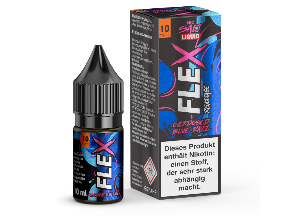 Revoltage - FLEX Nikotinsalz Liquid - Blue Razz Revoltage - FLEX Nikotinsalz Liquid - Blue Razz